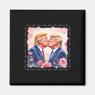 Imán Camiseta Trump Es Mi San Valentín - Día de San Val