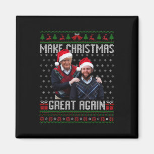 Imán Camiseta Trump Vance Hermanos Hacen Que La Navidad
