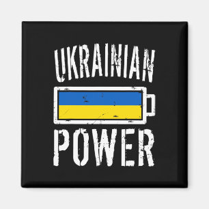 Imán Camiseta Ucrania Bandera Poder Ucraniano Orgullosa