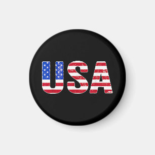 Imán Camiseta USA Bandera Americana Patriótica Hombres