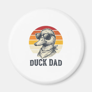 Imán Camiseta Vector de Gafas de Sol de Pato Vintage Pa