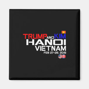 Imán Camiseta Vietnam Suummit Kim y Trump 