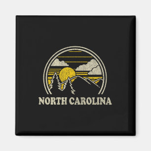 Imán Camiseta vintage de Carolina del Norte Nc Montañas