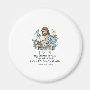 Imán Camiseta Vintage de Jesús para Mamá que Guarda Rec