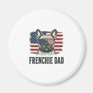 Imán Camiseta Vintage Frenchie Dad Patriótica Bulldog_1