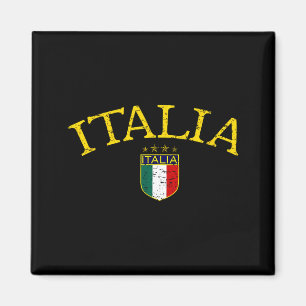 Imán Camiseta Vintage Italia Fútbol