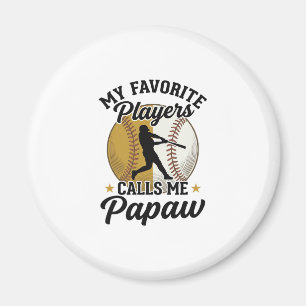Imán Camiseta Vintage Jugadores Favoritos de Papaw Béis