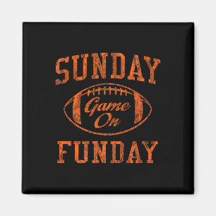 Imán Camiseta Vintage Sunday Funday Cleveland Fútbol R