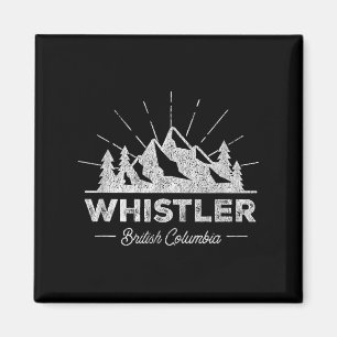 Imán Camiseta Whistler Columbia Británica R Esquí Vinta