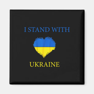 Imán Camiseta Yo Apoyo a Ucrania Bandera Ucraniana Apoy
