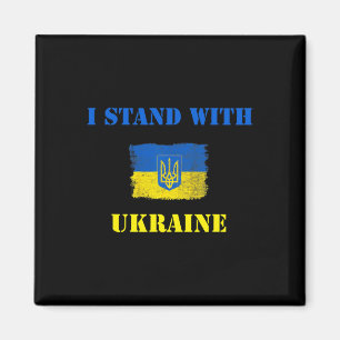 Imán Camiseta Yo Apoyo a Ucrania Bandera Ucraniana Apoy