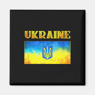 Imán Camiseta Yo Apoyo A Ucrania Bandera Ucraniana Ucra