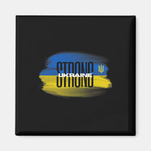 Imán Camiseta Yo Apoyo a Ucrania Ucraniana Fuerte 