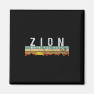 Imán Camiseta Zion National Park Camping Hiking Tee 1 
