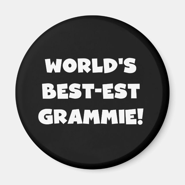 Imán Camisetas blancas y regalos del Mejor-est Grammie  (Frente)