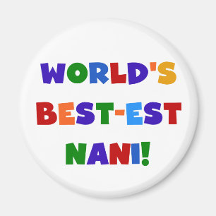 Imán Camisetas brillantes y regalos del Mejor-est Nani