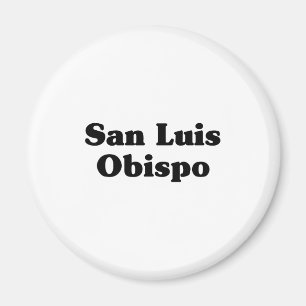 Imán camisetas clásicos de San Luis Obispo