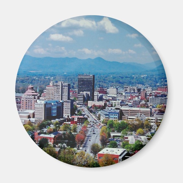 Imán Camisetas de Asheville (Frente)