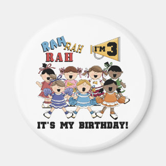 Imán Camisetas de cumpleaños y regalos animadores
