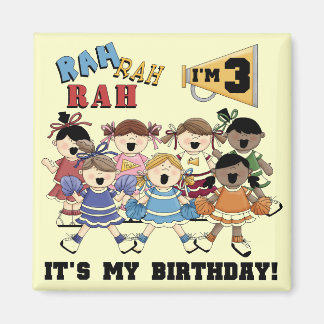 Imán Camisetas de cumpleaños y regalos animadores