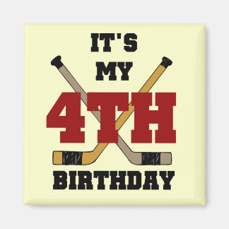 Imán Camisetas de cumpleaños y regalos para el hockey