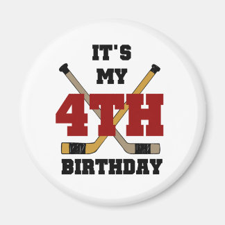 Imán Camisetas de cumpleaños y regalos para el hockey