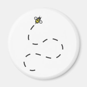 Imán Camisetas de encargo: Camisetas de la abeja del