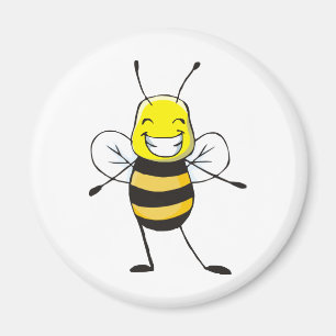 Imán Camisetas de encargo: Camisetas feliz de la abeja