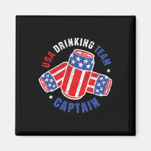 Imán Camisetas de equipo de bebida de bandera de lata d