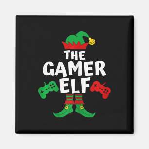 Imán Camisetas de la familia Elf que coinciden Navidade