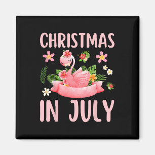 Imán Camisetas de Navidad en Julio para Mujeres Flaming