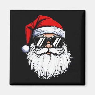 Imán Camisetas de Navidad para hombres con gafas de sol