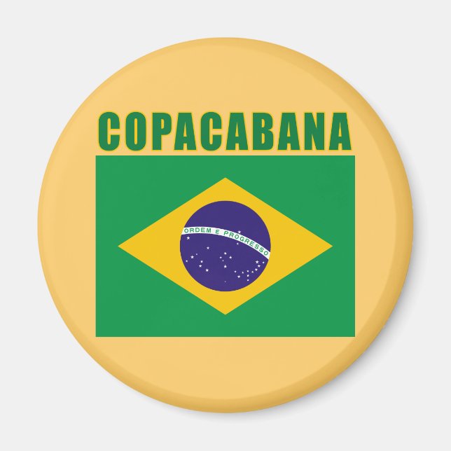 Imán Camisetas de playa de COPACABANA, regalos (Frente)