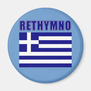 Imán Camisetas de RETHYMNO Grecia, regalos