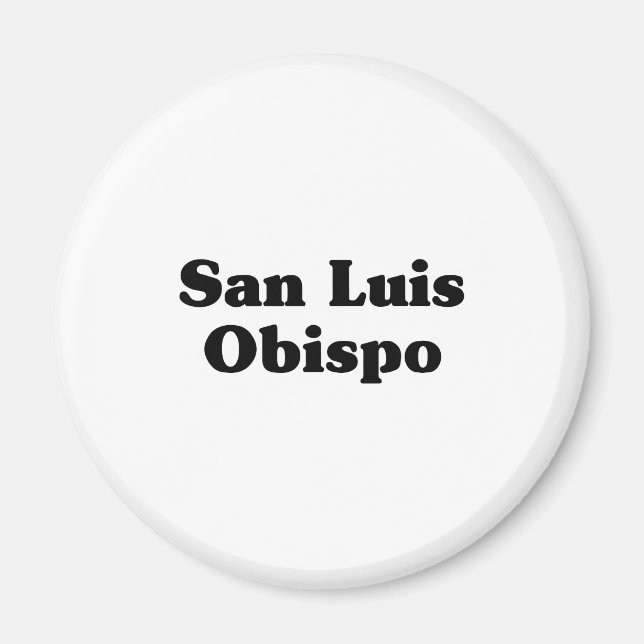 Imán Camisetas de San Luis Obispo Classic t (Frente)