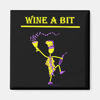 Imán Camisetas De Wine A Bit Gift Y T