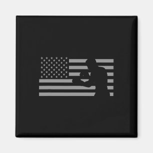 Imán Camisetas del Boxer T de Bandera Americana - Boxeo