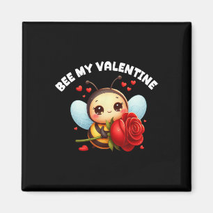 Imán Camisetas del Día de San Valentín Bee My Valentine