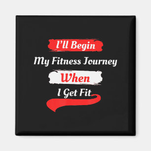 Imán Camisetas Divertidas de Fitness Motivacional para