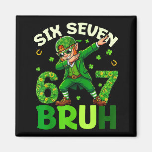 Imán Camisetas divertidas seis siete bruh día de san pa