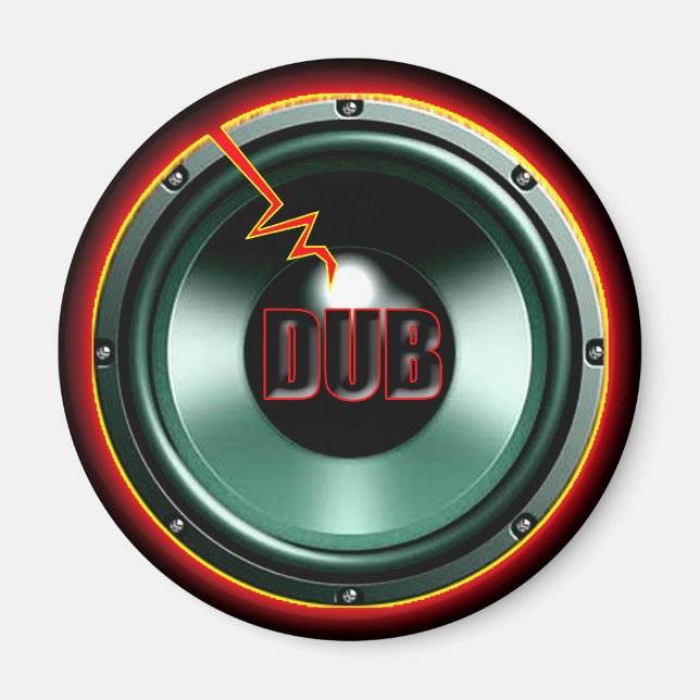 Imán Camisetas DUB RED HOT WOOFER (Frente)