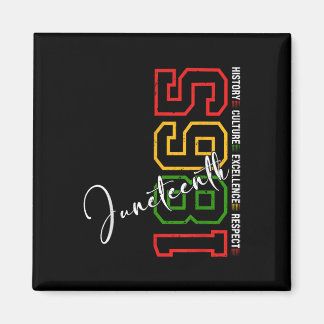 Imán Camisetas Juneteenth Mujeres Hombres Afroamericano