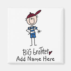 Imán Camisetas personalizadas y regalos de hermano
