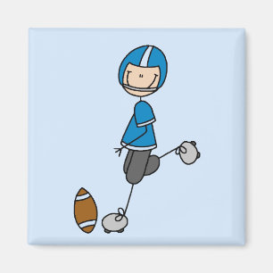 Imán Camisetas y regalos azules del futbolista