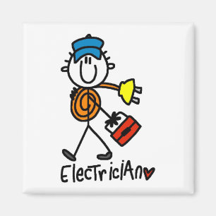 Imán Camisetas y regalos básicos del electricista