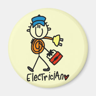Imán Camisetas y regalos básicos del electricista