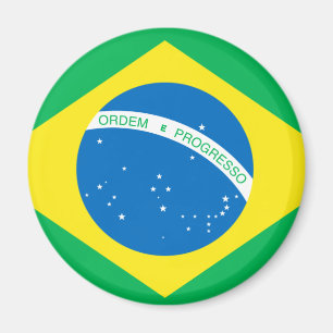 Imán Camisetas y regalos brasileños de la bandera