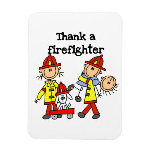 Imán Camisetas y regalos de Agradecimiento a Bomberos
