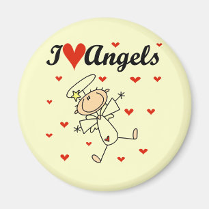 Imán Camisetas y regalos de ángeles que amo