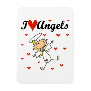 Imán Camisetas y regalos de ángeles que amo